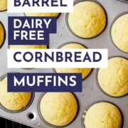 Dairy Free Cracker Barrel Cornbread Muffins Copycat Recipe Pin