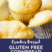 Gluten Free Cracker Barrel Cornbread Muffins Copycat Recipe Pin